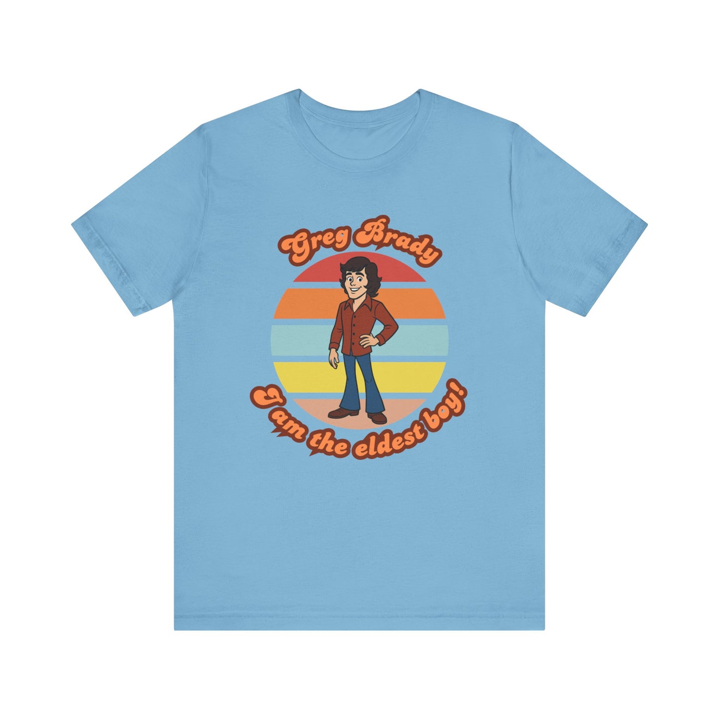 Greg Brady T-Shirt – “I Am the Eldest Boy” Retro Mashup Tee