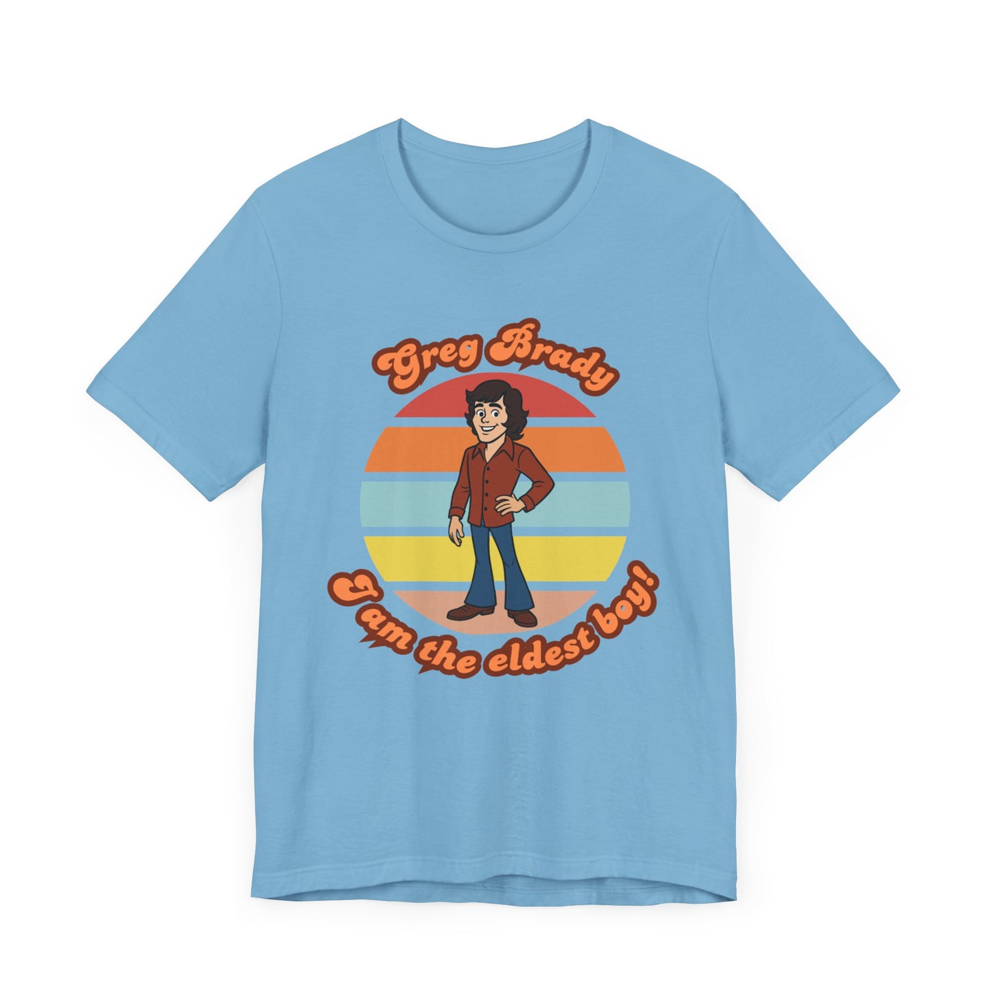 Greg Brady T-Shirt – “I Am the Eldest Boy” Retro Mashup Tee