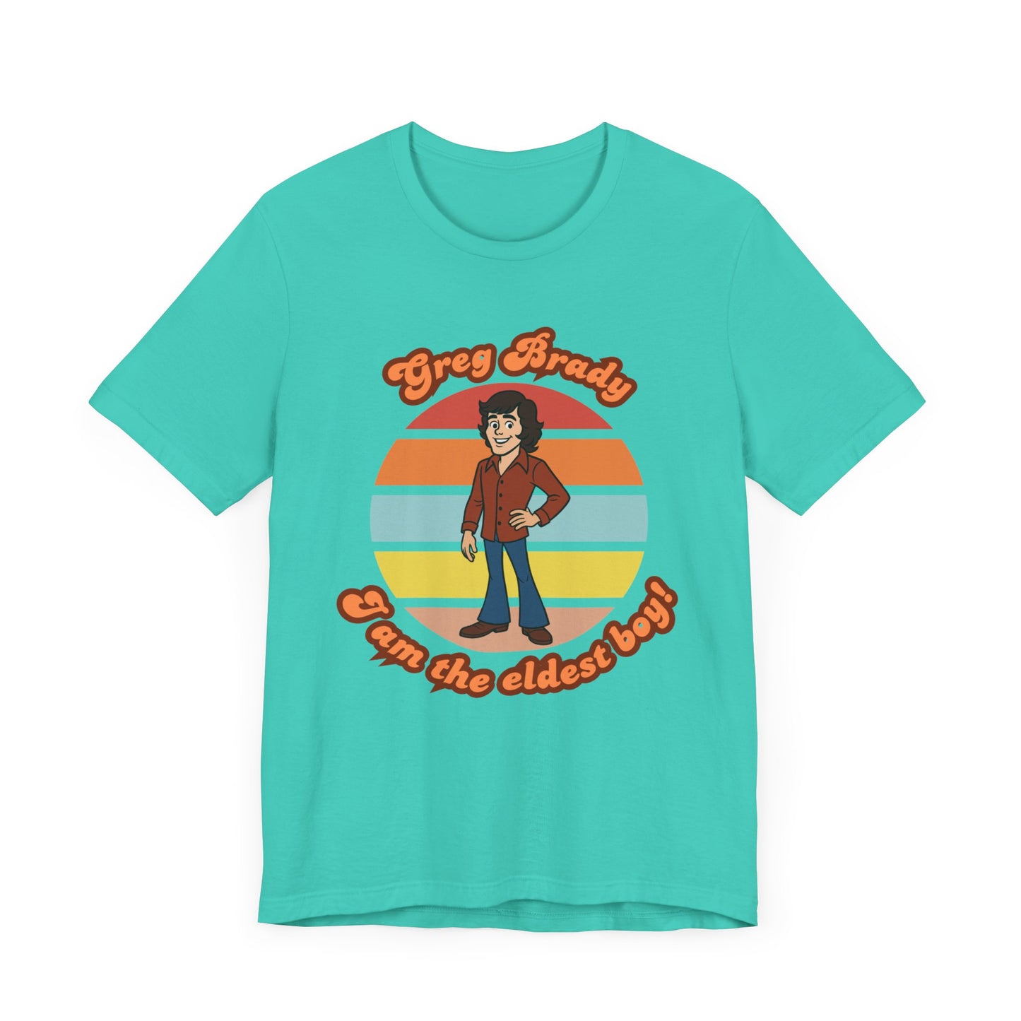 Greg Brady T-Shirt – “I Am the Eldest Boy” Retro Mashup Tee