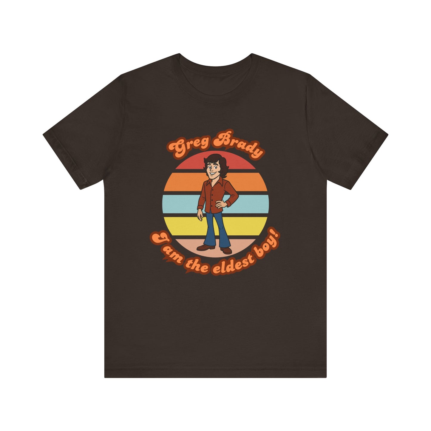 Greg Brady T-Shirt – “I Am the Eldest Boy” Retro Mashup Tee
