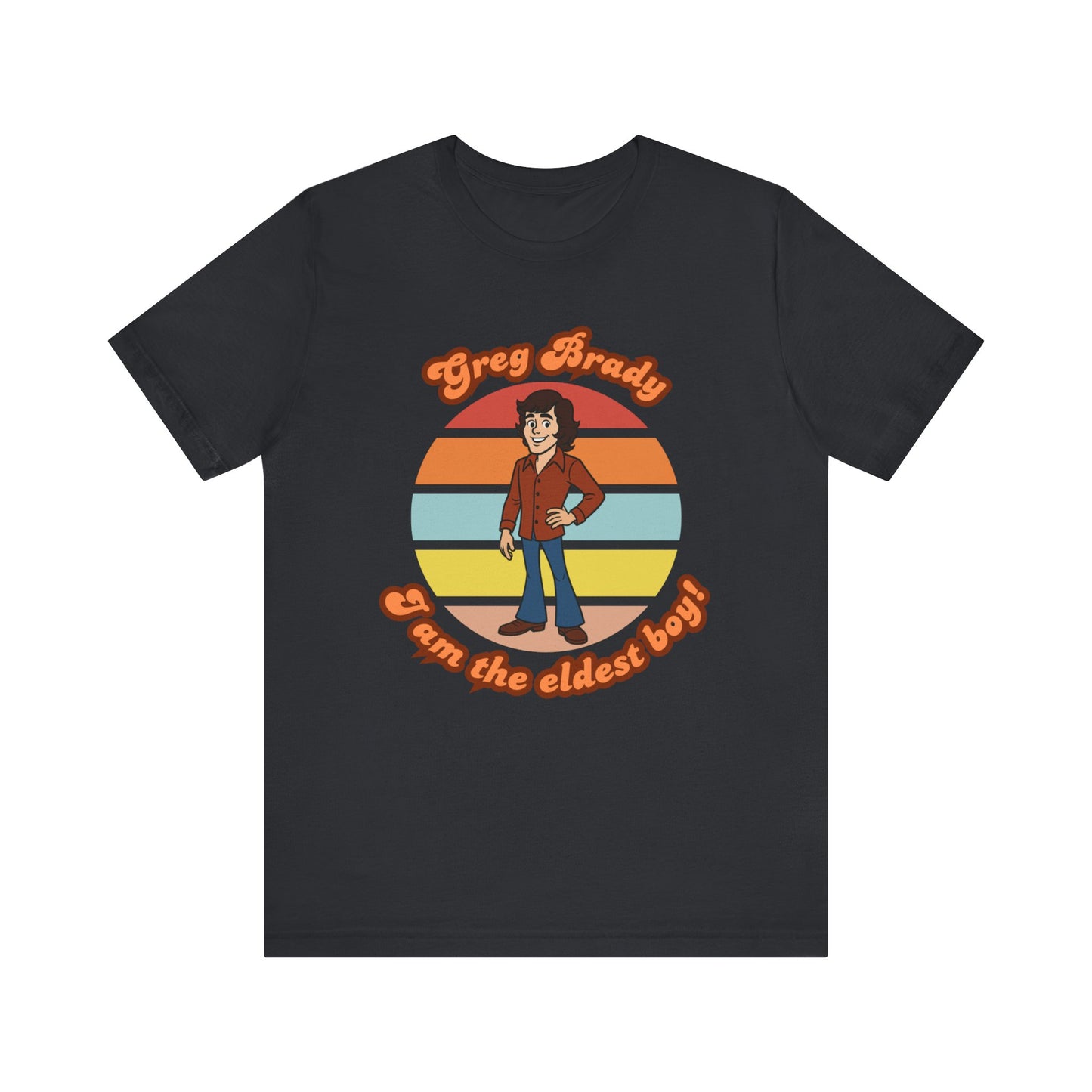 Greg Brady T-Shirt – “I Am the Eldest Boy” Retro Mashup Tee