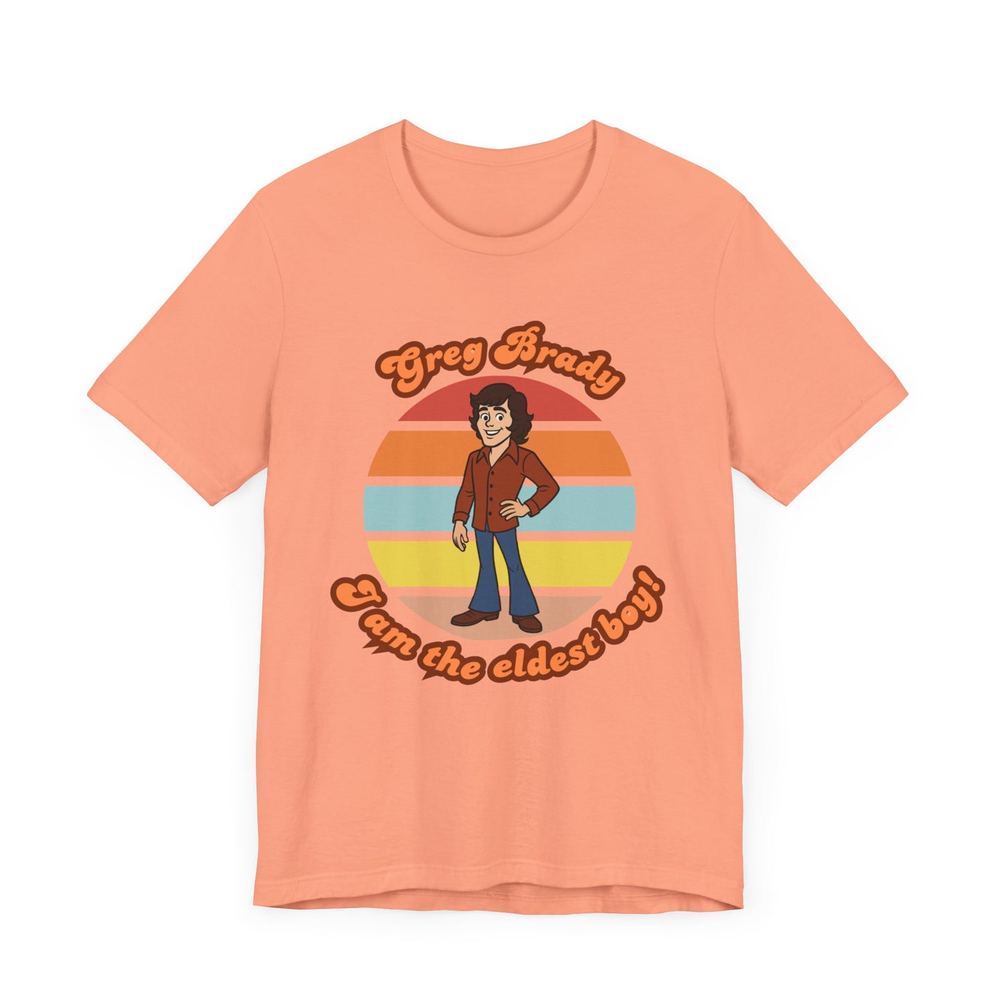 Greg Brady T-Shirt – “I Am the Eldest Boy” Retro Mashup Tee
