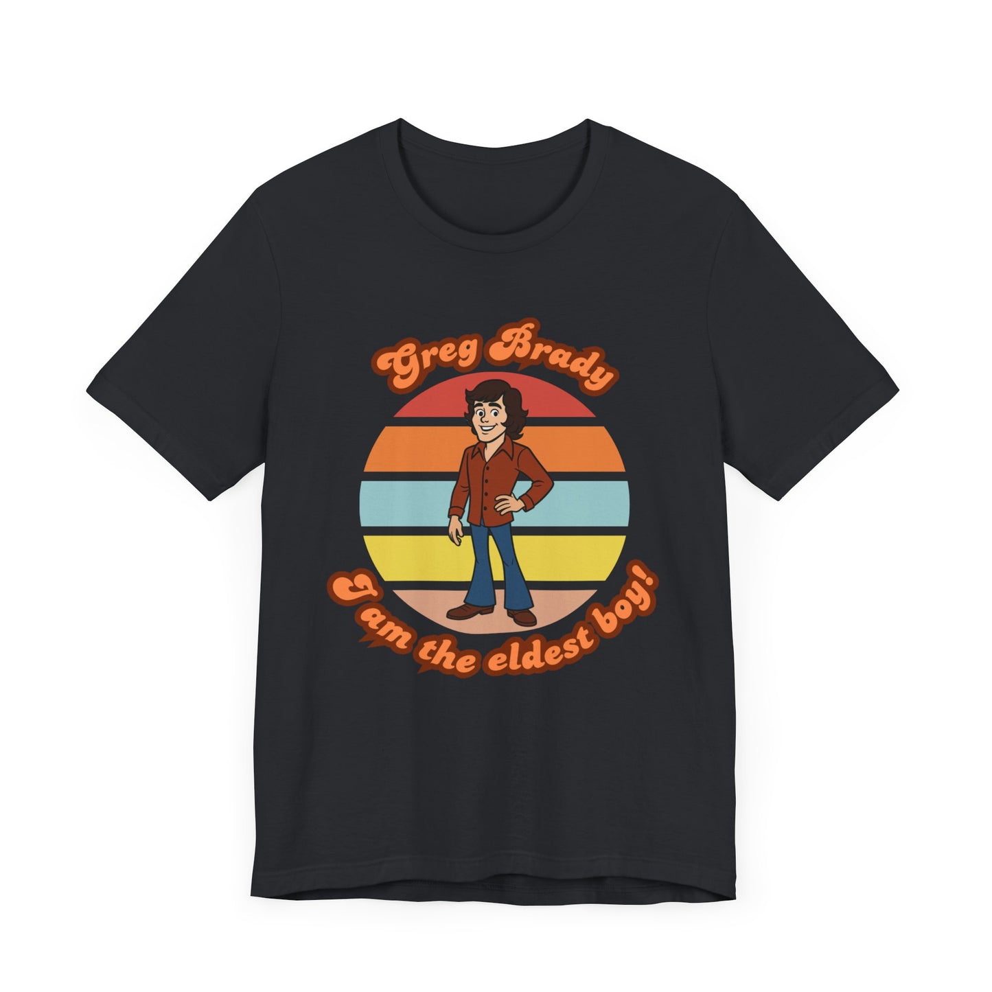 Greg Brady T-Shirt – “I Am the Eldest Boy” Retro Mashup Tee