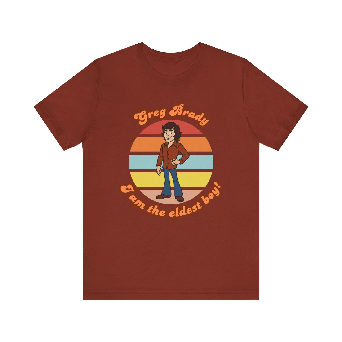 Greg Brady T-Shirt – “I Am the Eldest Boy” Retro Mashup Tee