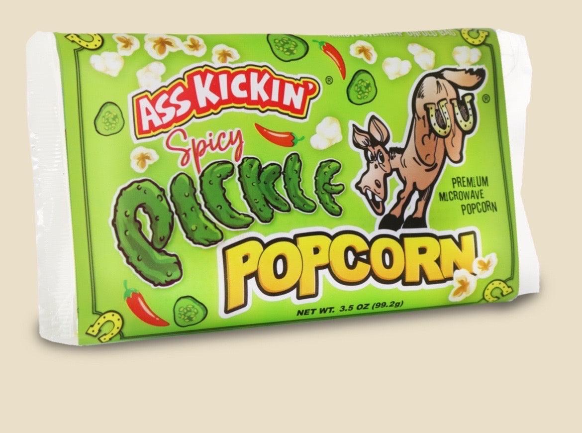 spicy pickle popcorn