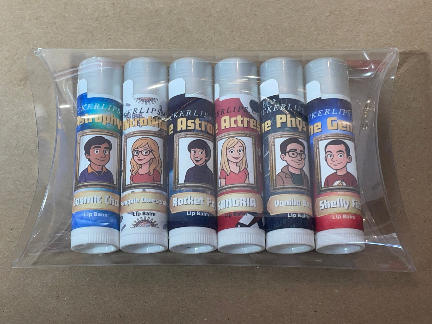 TBBT Lip Balm Set | Big Bang Theory Inspired Lip Care Set – 6 Flavor Collection