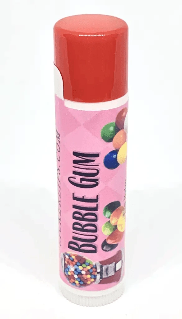 Natural nut free lip balm - Lick 'er Lips Lip BalmBubble Gum Lip Balm - A Sweet Treat for Your Lips!