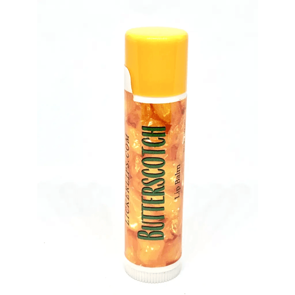 #Natural nut free lip balm# - #Lick 'er Lips Lip Balm#Butterscotch Lip Balm