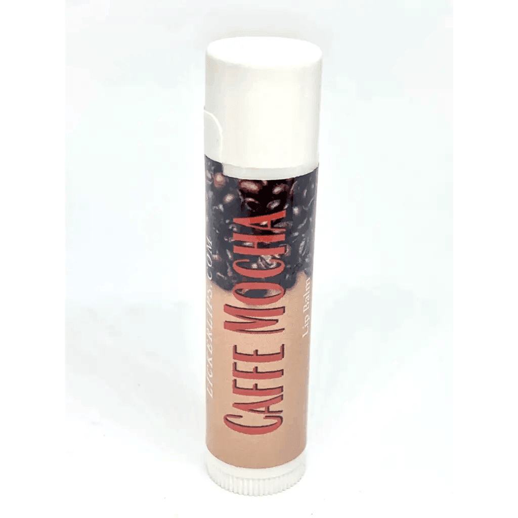 #Natural nut free lip balm# - #Lick 'er Lips Lip Balm#Caffe Mocha Lip Balm