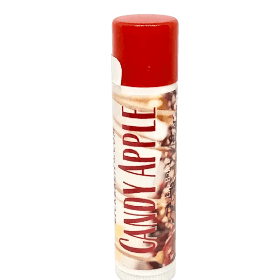 #Natural nut free lip balm# - #Lick 'er Lips Lip Balm#Candy Apple Lip balm