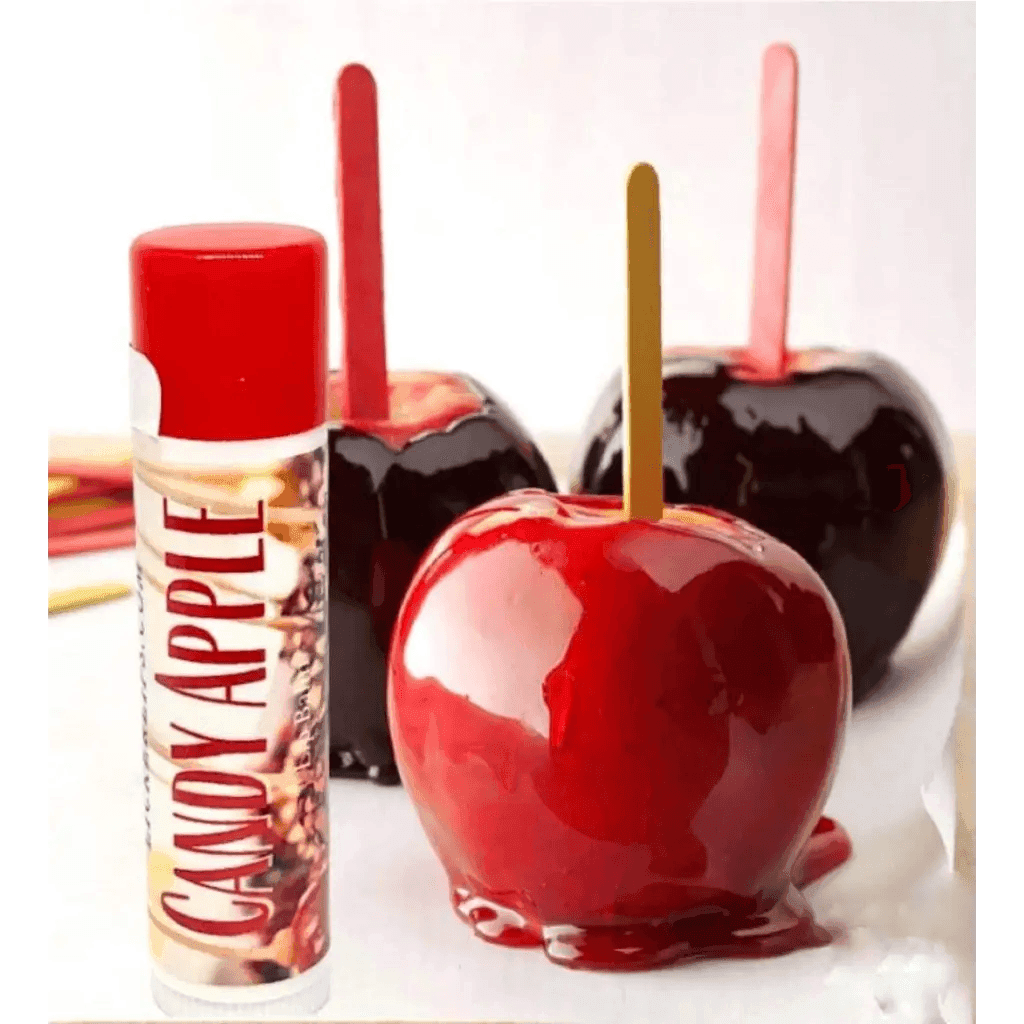 #Natural nut free lip balm# - #Lick 'er Lips Lip Balm#Candy Apple Lip balm