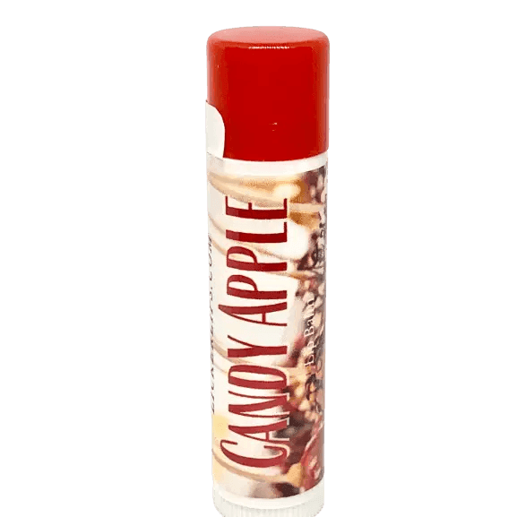 Natural nut free lip balm - Lick 'er Lips Lip BalmCandy Apple Lip balm