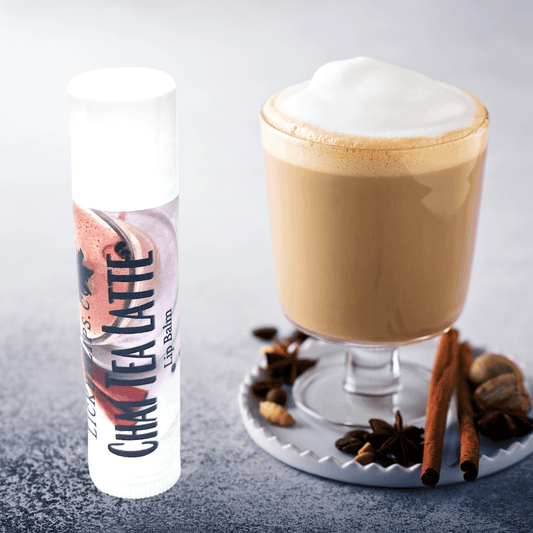 #Natural nut free lip balm# - #Lick 'er Lips Lip Balm#Chai Tea Latte Lip Balm