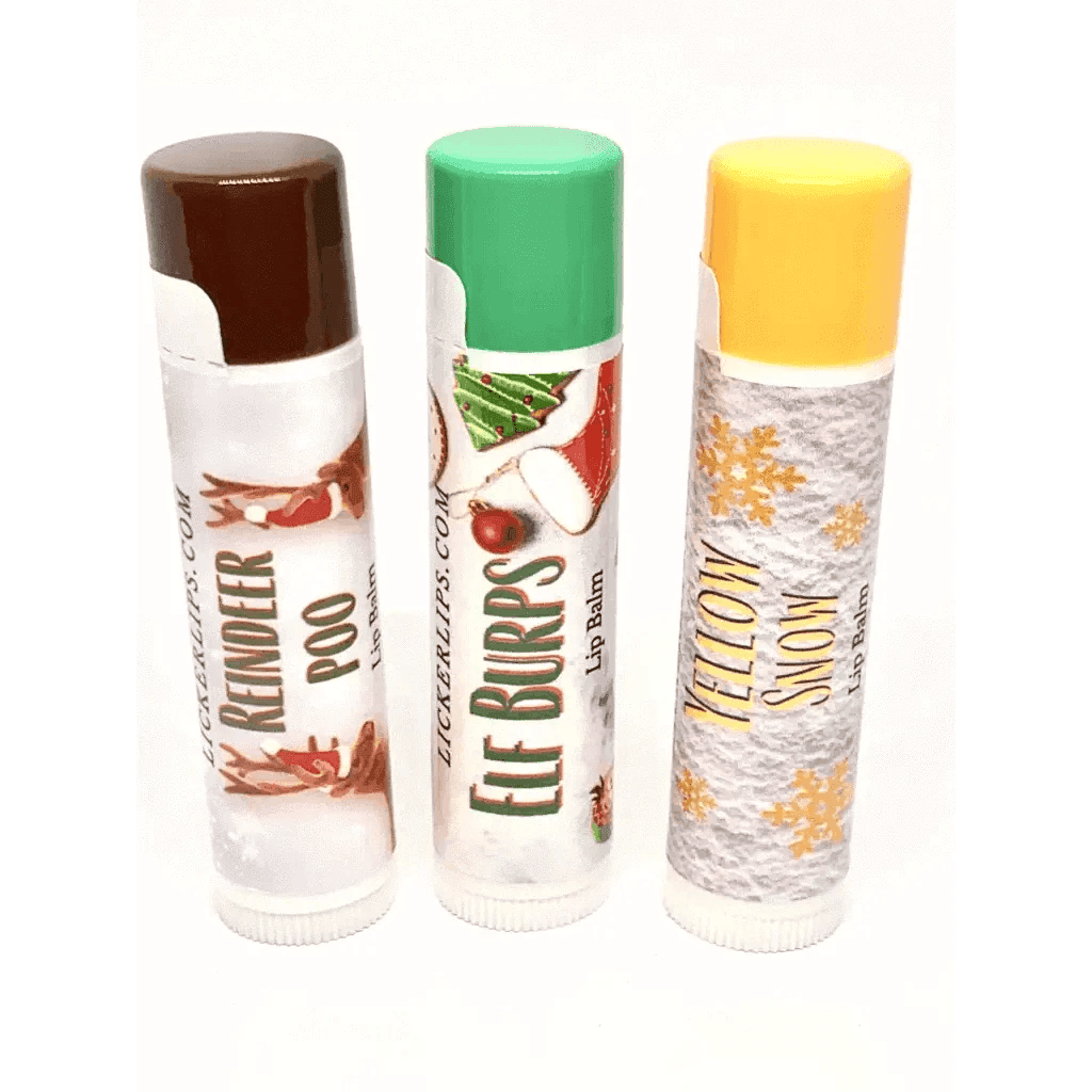 Christmas Gag Lip Balm Pack