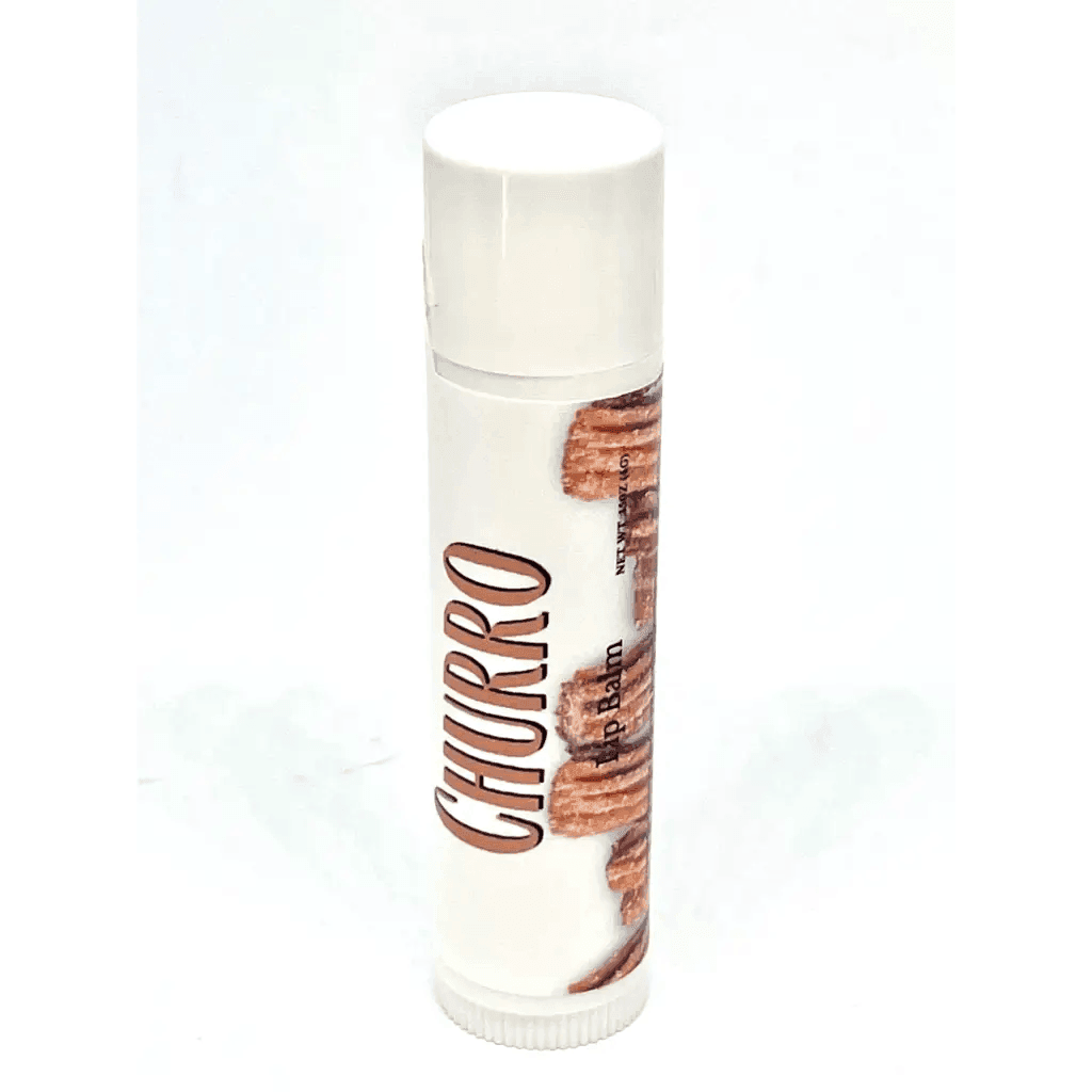 #Natural nut free lip balm# - #Lick 'er Lips Lip Balm#Churro Lip Balm