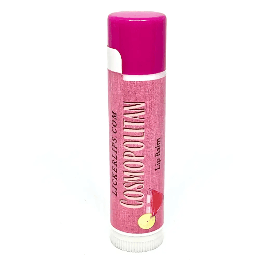 Natural nut free lip balm - Lick 'er Lips Lip BalmCosmopolitan Lip Balm - Handcrafted Cocktail Inspired Lip Care