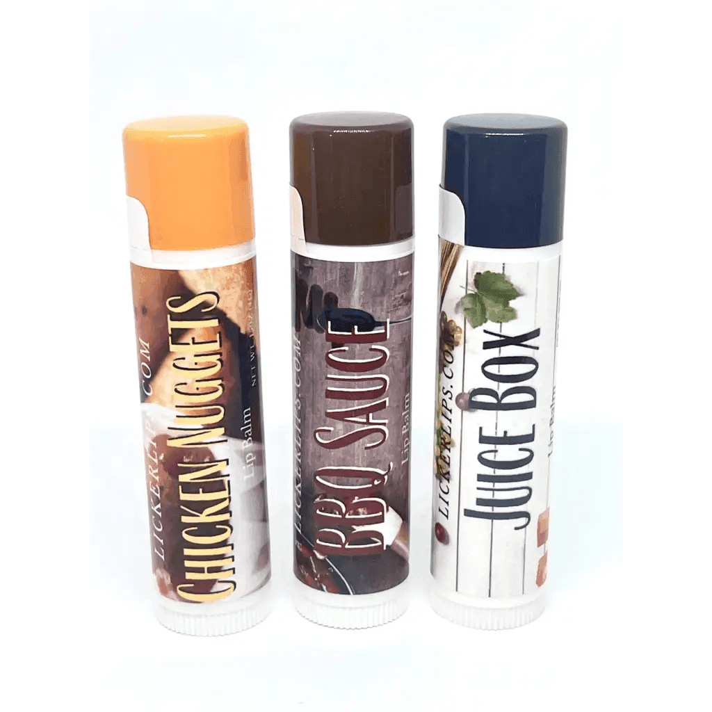#Natural nut free lip balm# - #Lick 'er Lips Lip Balm#Food Truck Lip Balm Pack
