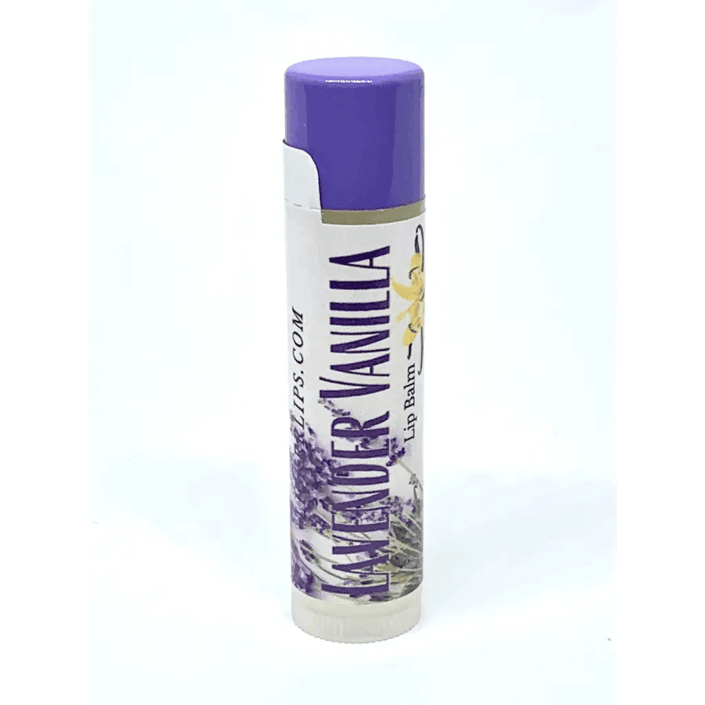 #Natural nut free lip balm# - #Lick 'er Lips Lip Balm#Lavender Vanilla Lip Balm