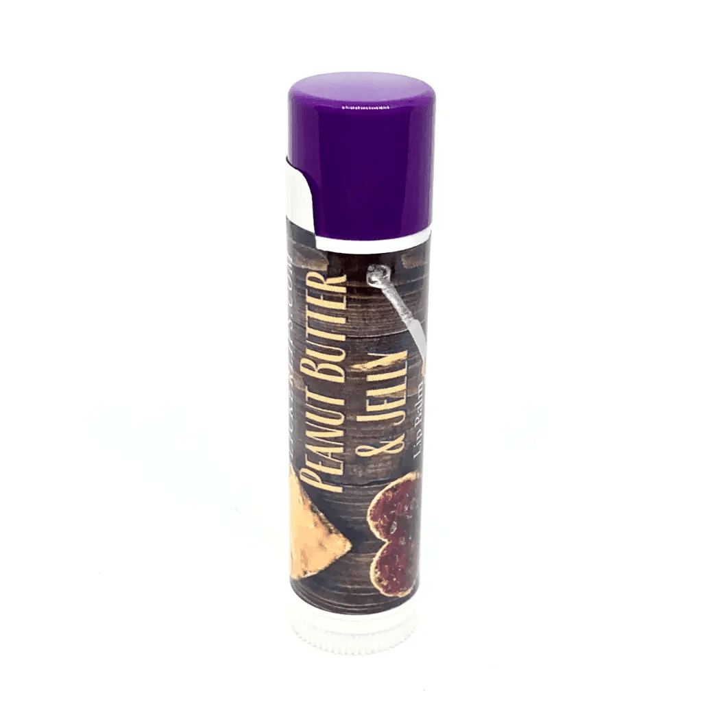#Natural nut free lip balm# - #Lick 'er Lips Lip Balm#Peanut Butter and Jelly Lip Balm