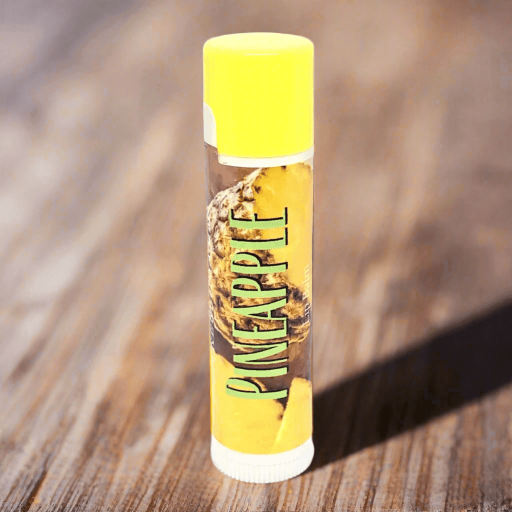 Natural nut free lip balm - Lick 'er Lips Lip BalmPineapple Lip Balm