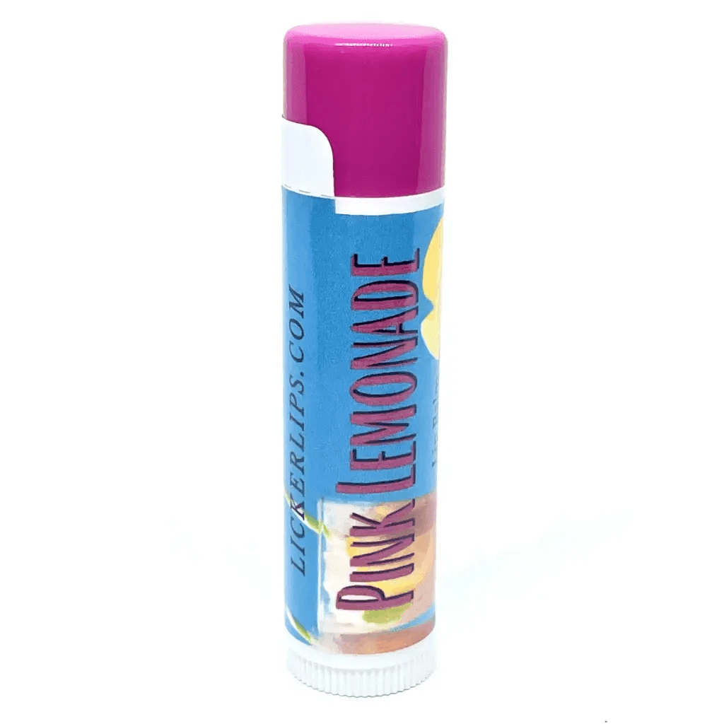 #Natural nut free lip balm# - #Lick 'er Lips Lip Balm#Pink Lemonade Lip Balm