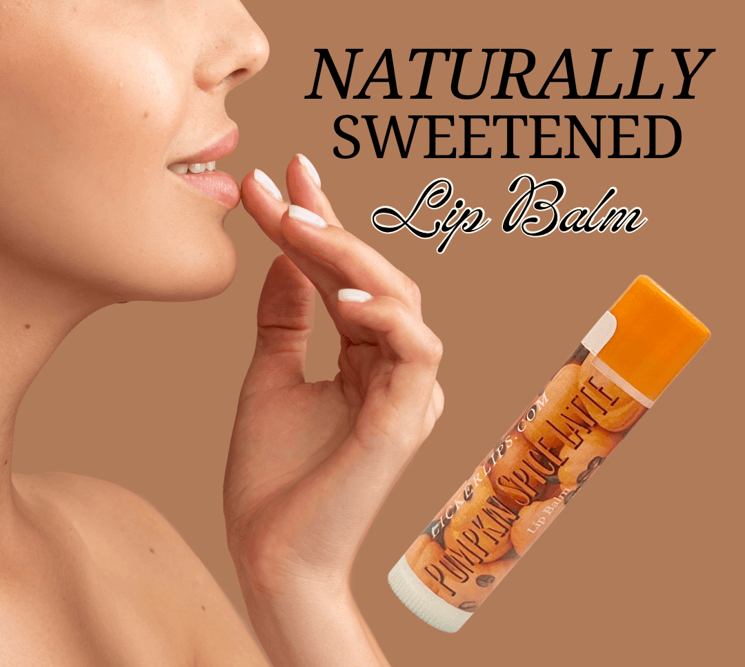 Natural nut free lip balm - Lick 'er Lips Lip BalmPSL Lip Balm pack - Pumpkin Spice Latte Lip Care - 3 Tubes