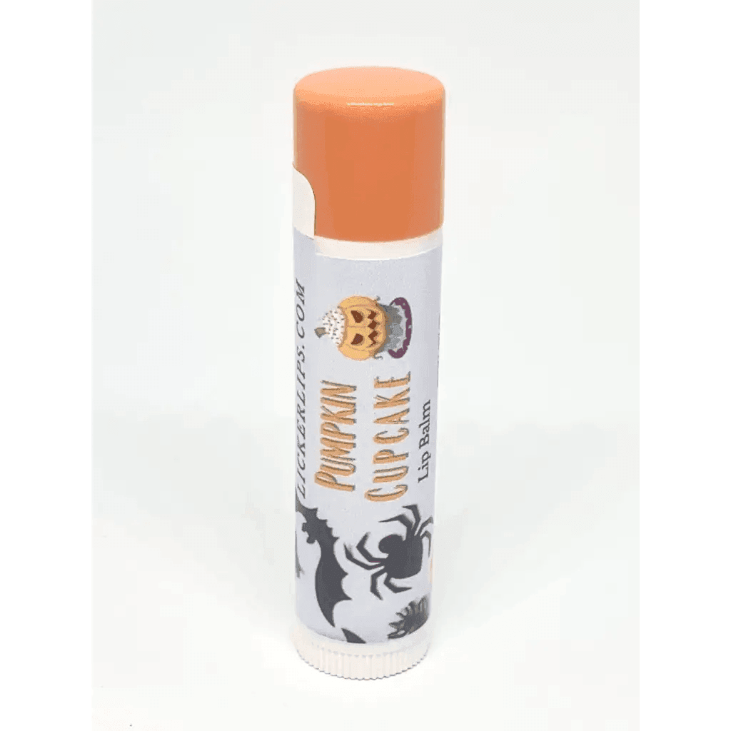 #Natural nut free lip balm# - #Lick 'er Lips Lip Balm#Pumpkin Cupcake Lip Balm