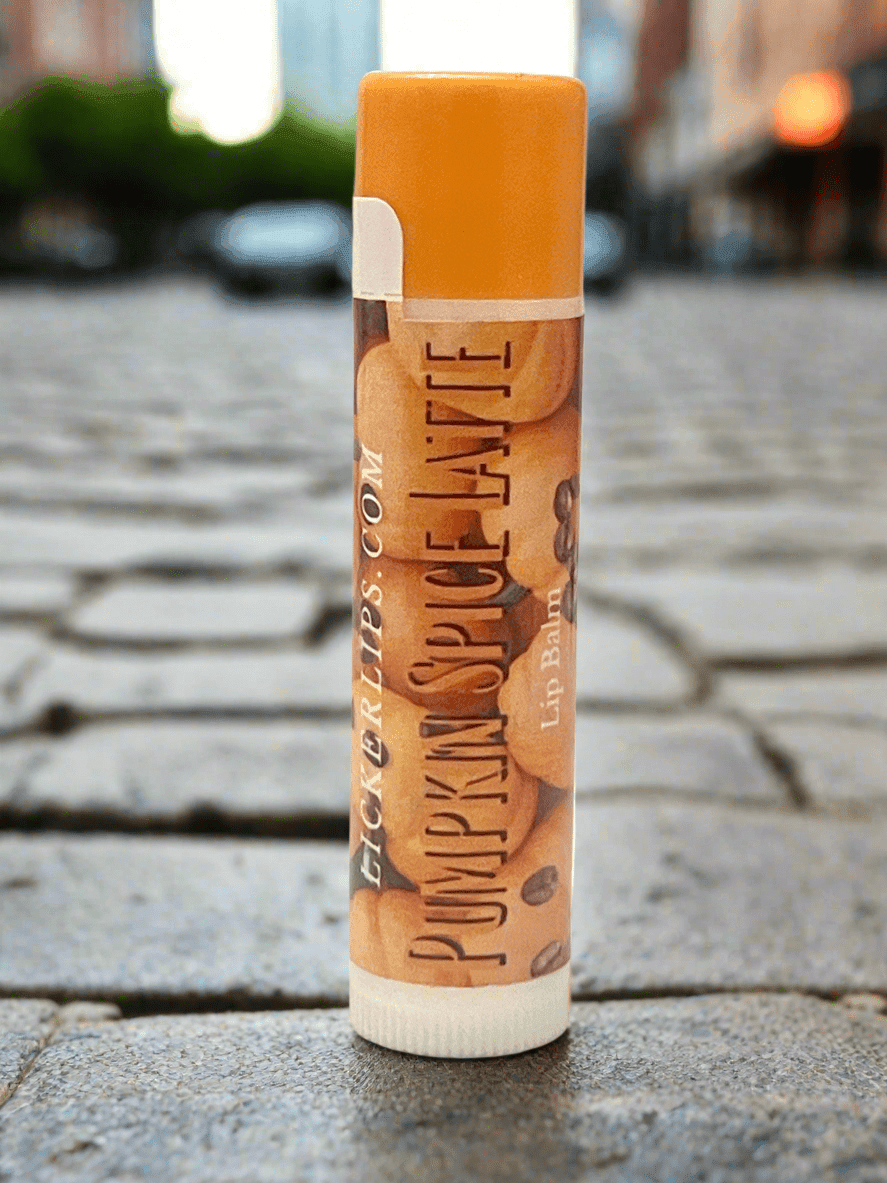 #Natural nut free lip balm# - #Lick 'er Lips Lip Balm#Pumpkin Spice Latte Lip Balm