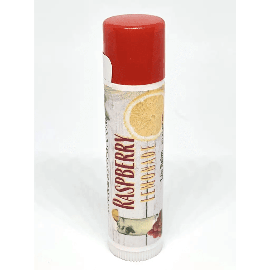 Natural nut free lip balm - Lick 'er Lips Lip BalmRaspberry Lemonade Lip Balm
