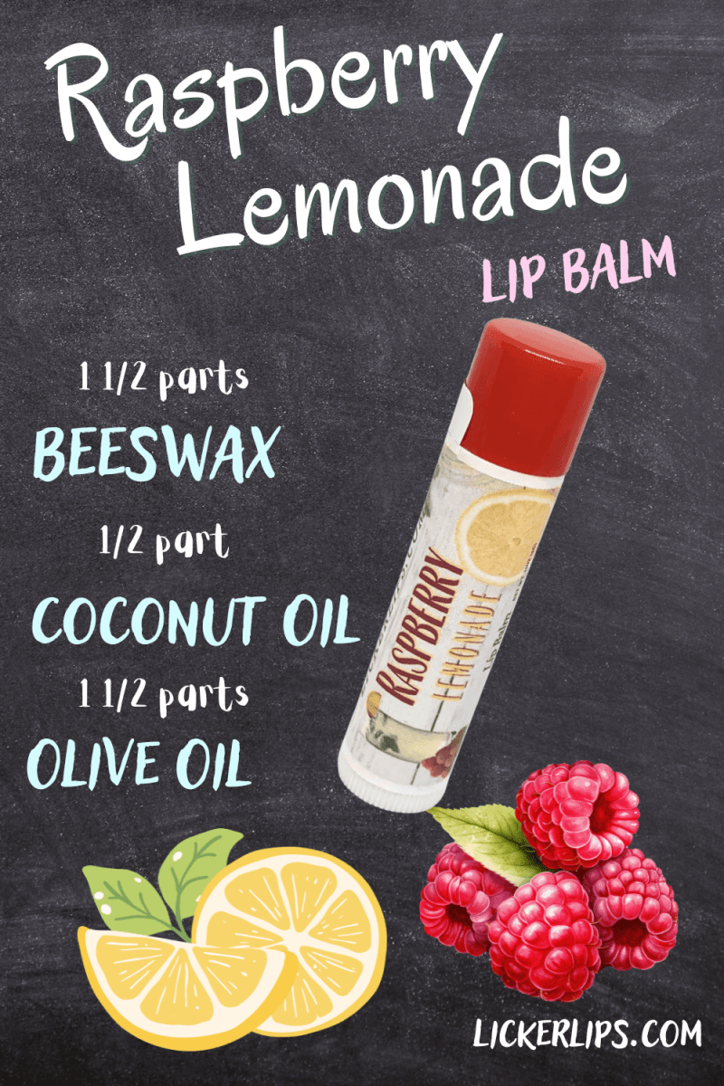 Lick 'er Lips Lip BalmRaspberry Lemonade Lip Balm | Beverage Flavor Natural Lip Care