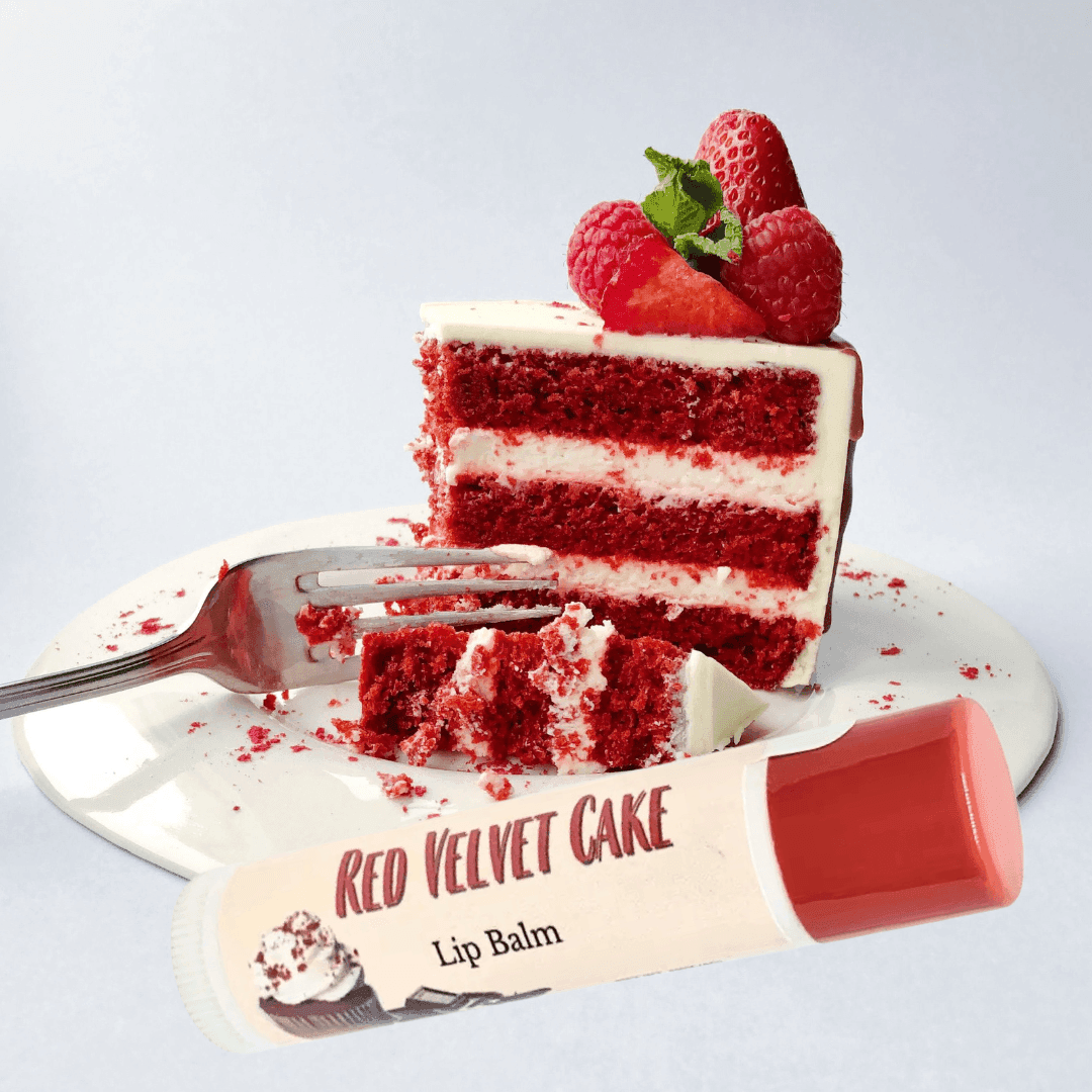 #Natural nut free lip balm# - #Lick 'er Lips Lip Balm#Red Velvet Lip Balm