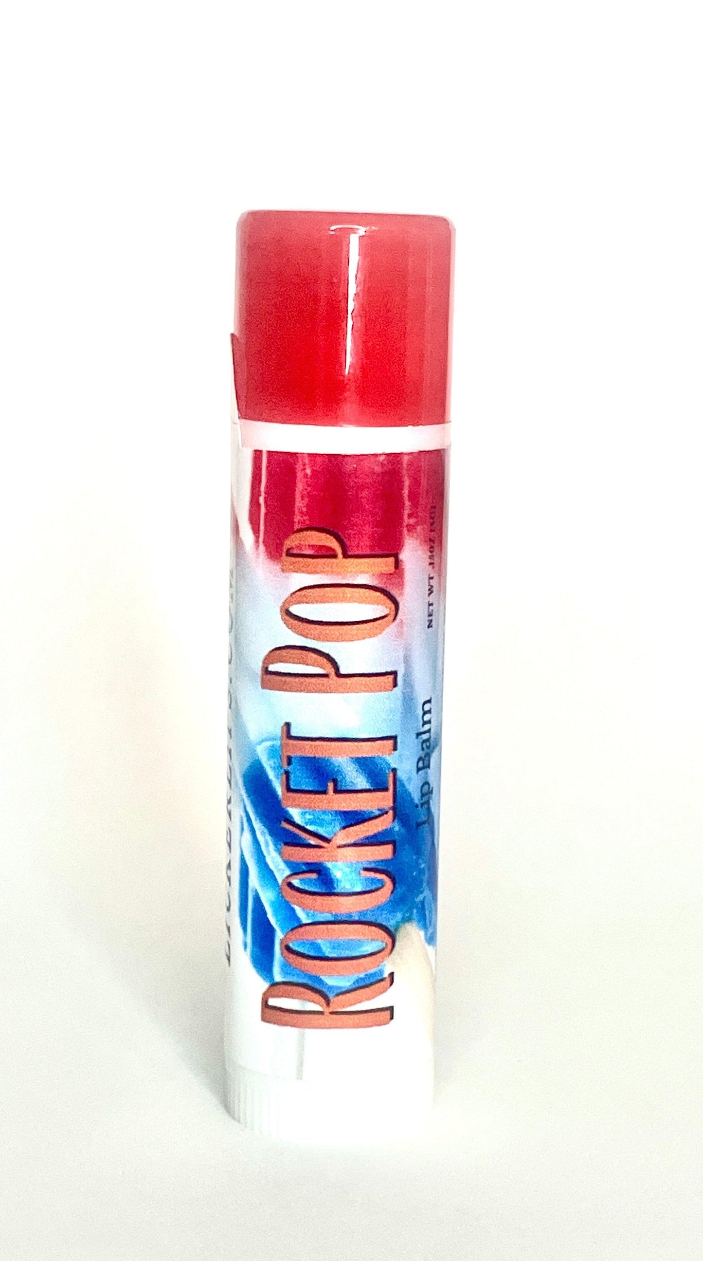 Natural nut free lip balm - Lick 'er Lips Lip BalmRocket Pop Lip Balm - Handmade Sweetened Lip Care