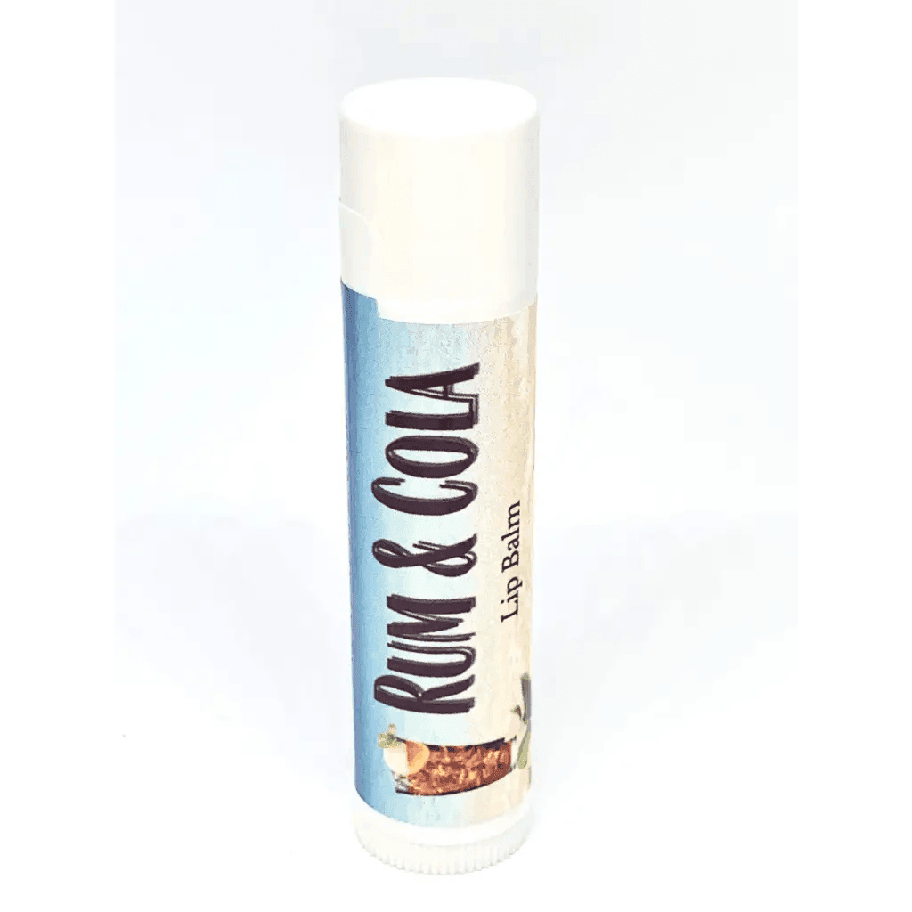#Natural nut free lip balm# - #Lick 'er Lips Lip Balm#Rum and Cola Lip Balm