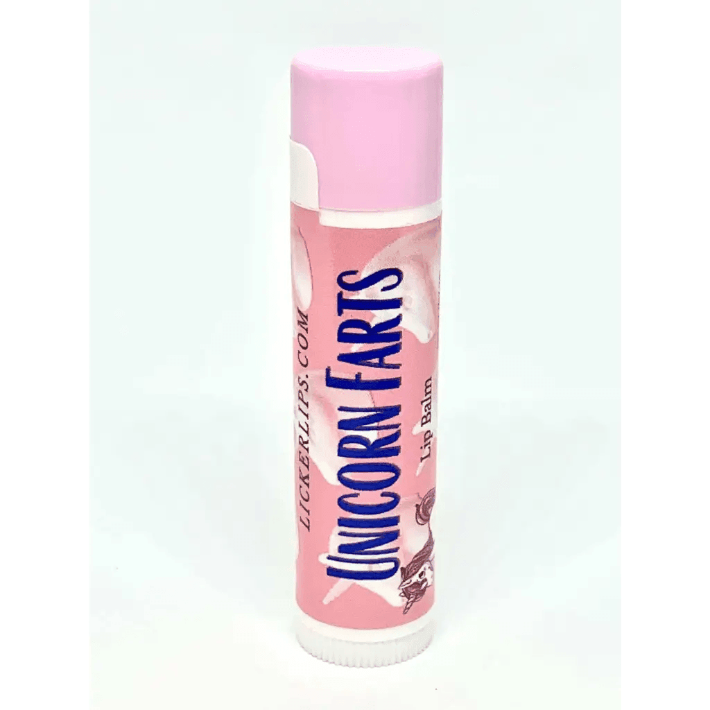 #Natural nut free lip balm# - #Lick 'er Lips Lip Balm#Unicorn Farts Lip Balm