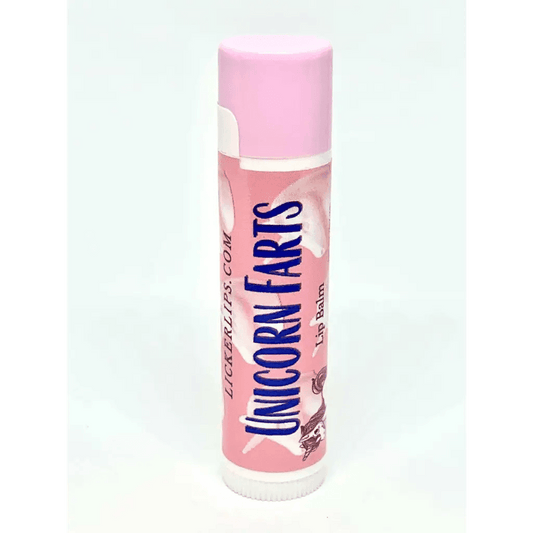 #Natural nut free lip balm# - #Lick 'er Lips Lip Balm#Unicorn Farts Lip Balm