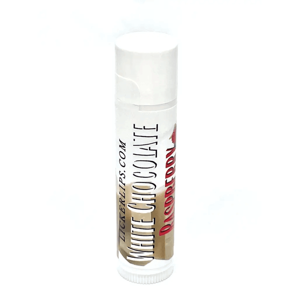 #Natural nut free lip balm# - #Lick 'er Lips Lip Balm#White Chocolate Raspberry Lip Balm
