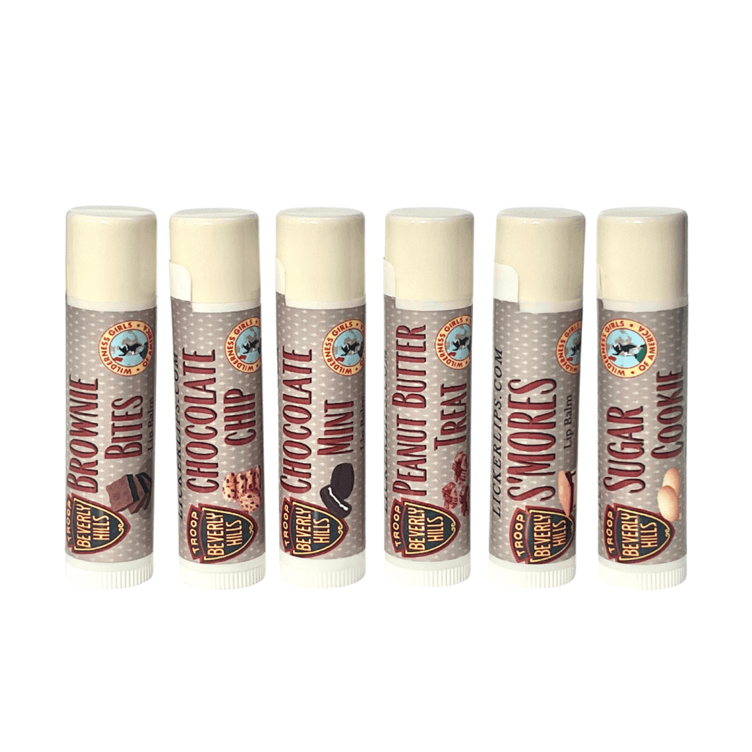 Troop Beverly Hills Cookie Lip Balm Collection - 80s movie Lickerlips Lip Balms
