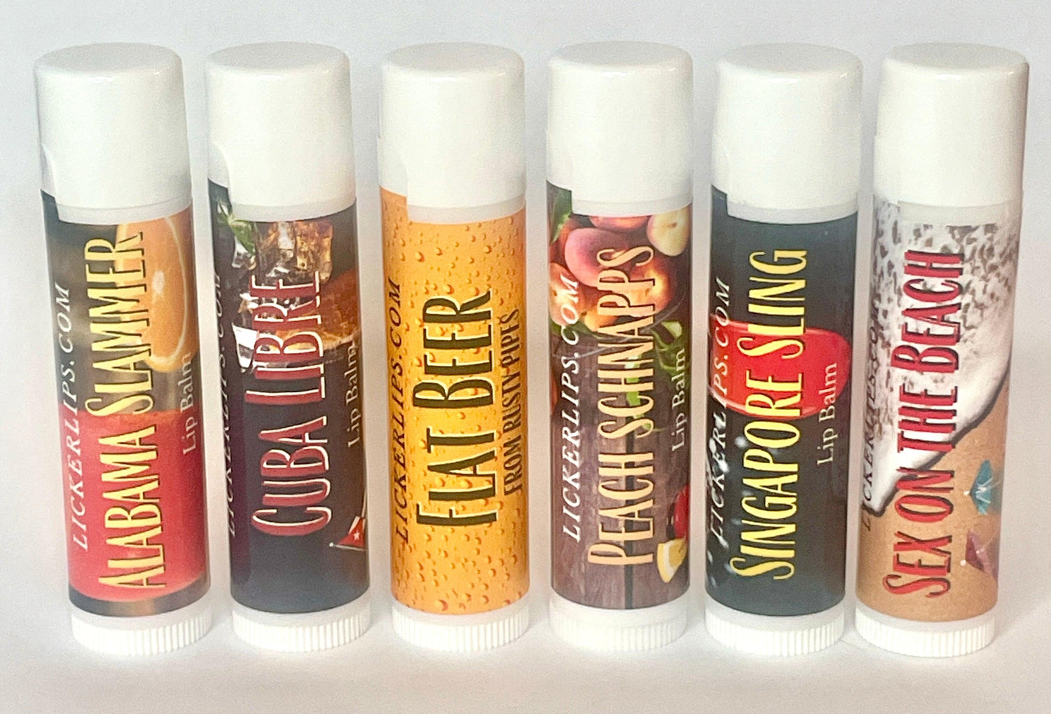 Beverage-Inspired Lip Balm Collection - Naturally Sweetened - Lickerlips Lip Balms