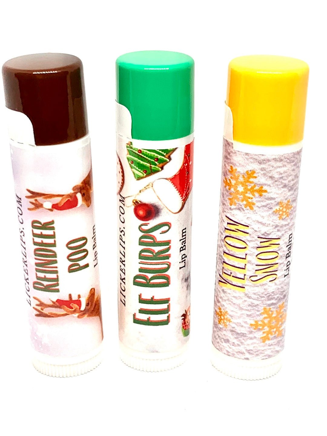 Holiday Flavors Lip Balms - Lickerlips Lip Balms