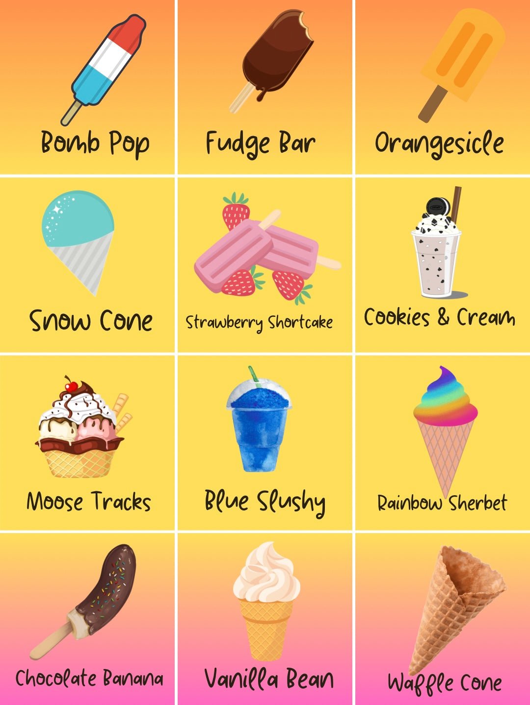 Ice Cream Flavors Lip Balms - Naturally Sweetened - Lickerlips Lip Balms