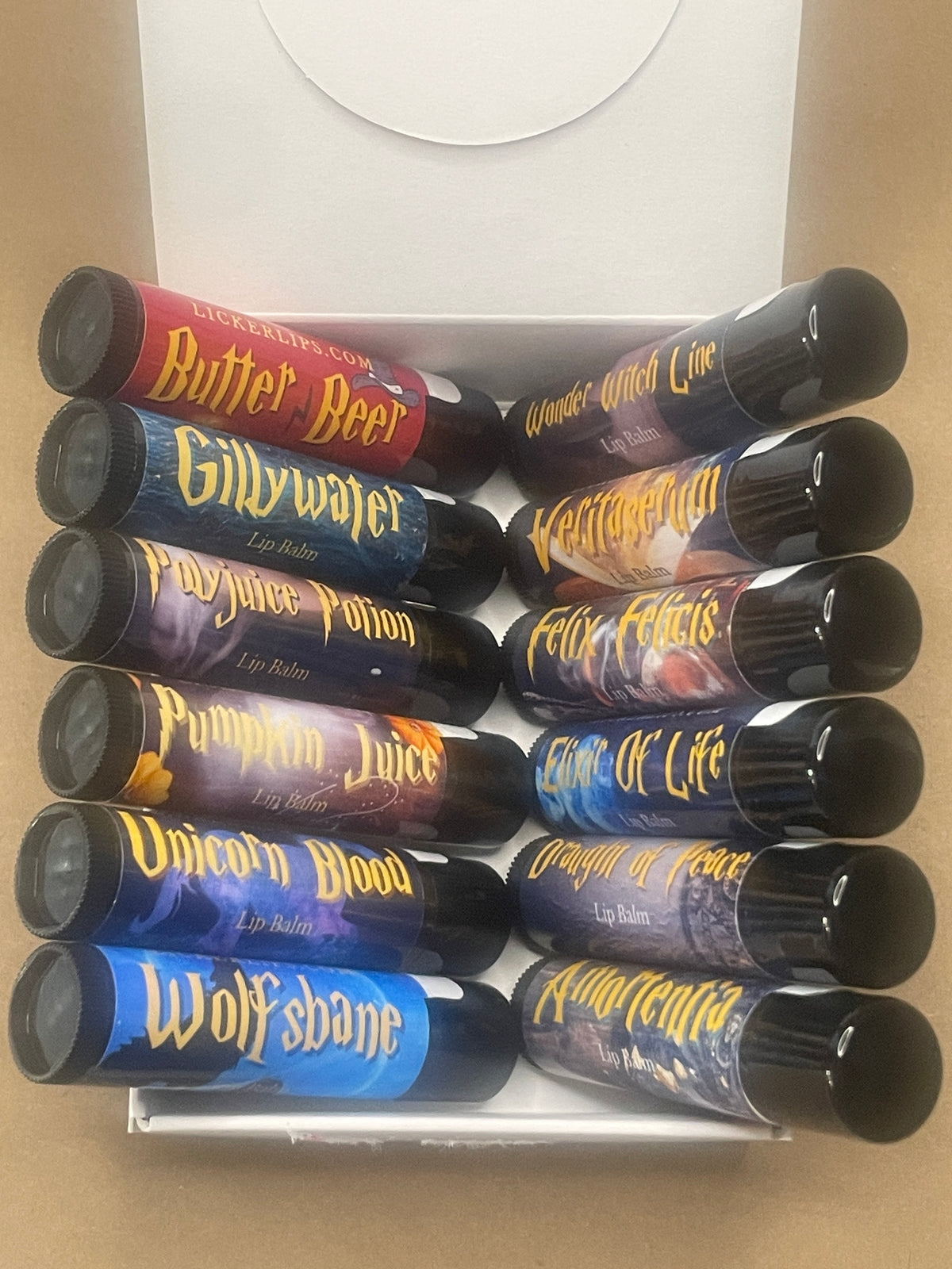 HP Boy Wizard Theme Lip Balm Set - 6 tubes
