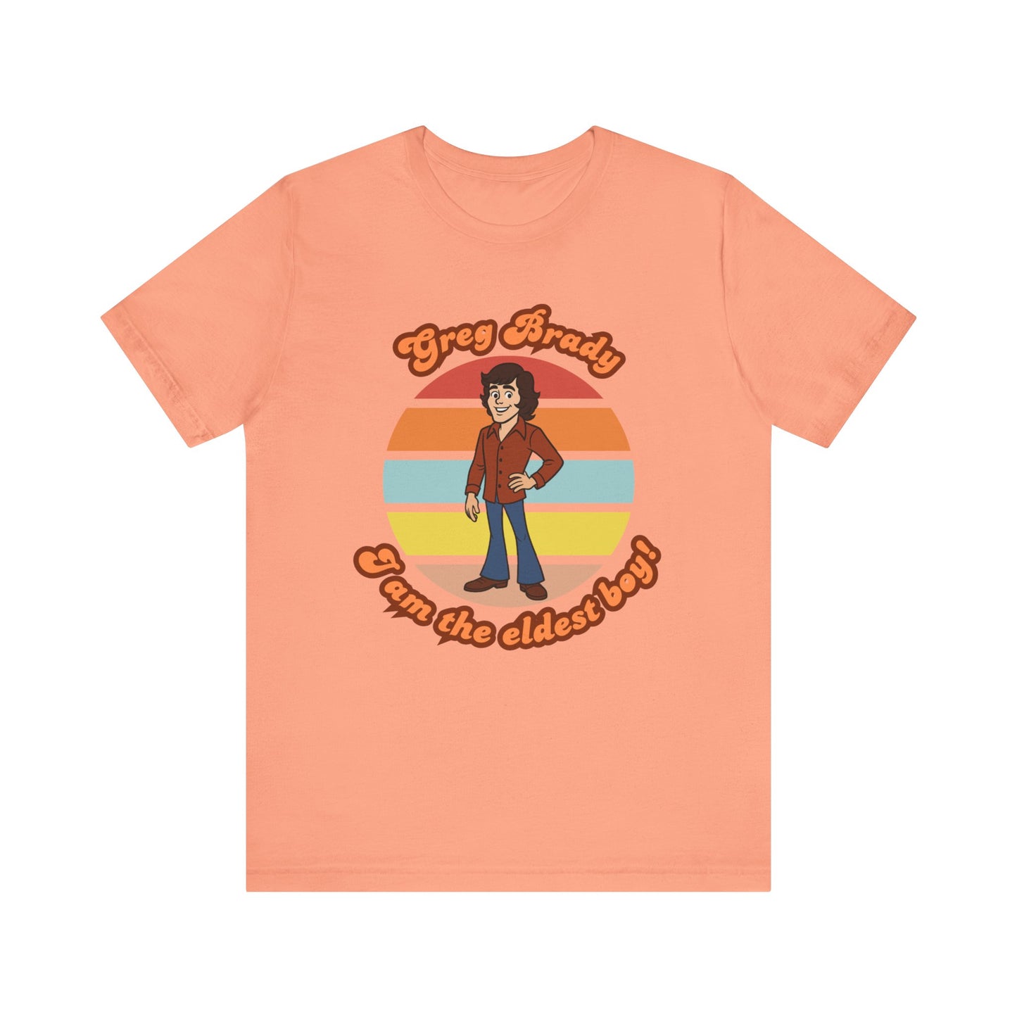 Greg Brady T-Shirt – “I Am the Eldest Boy” Retro Mashup Tee
