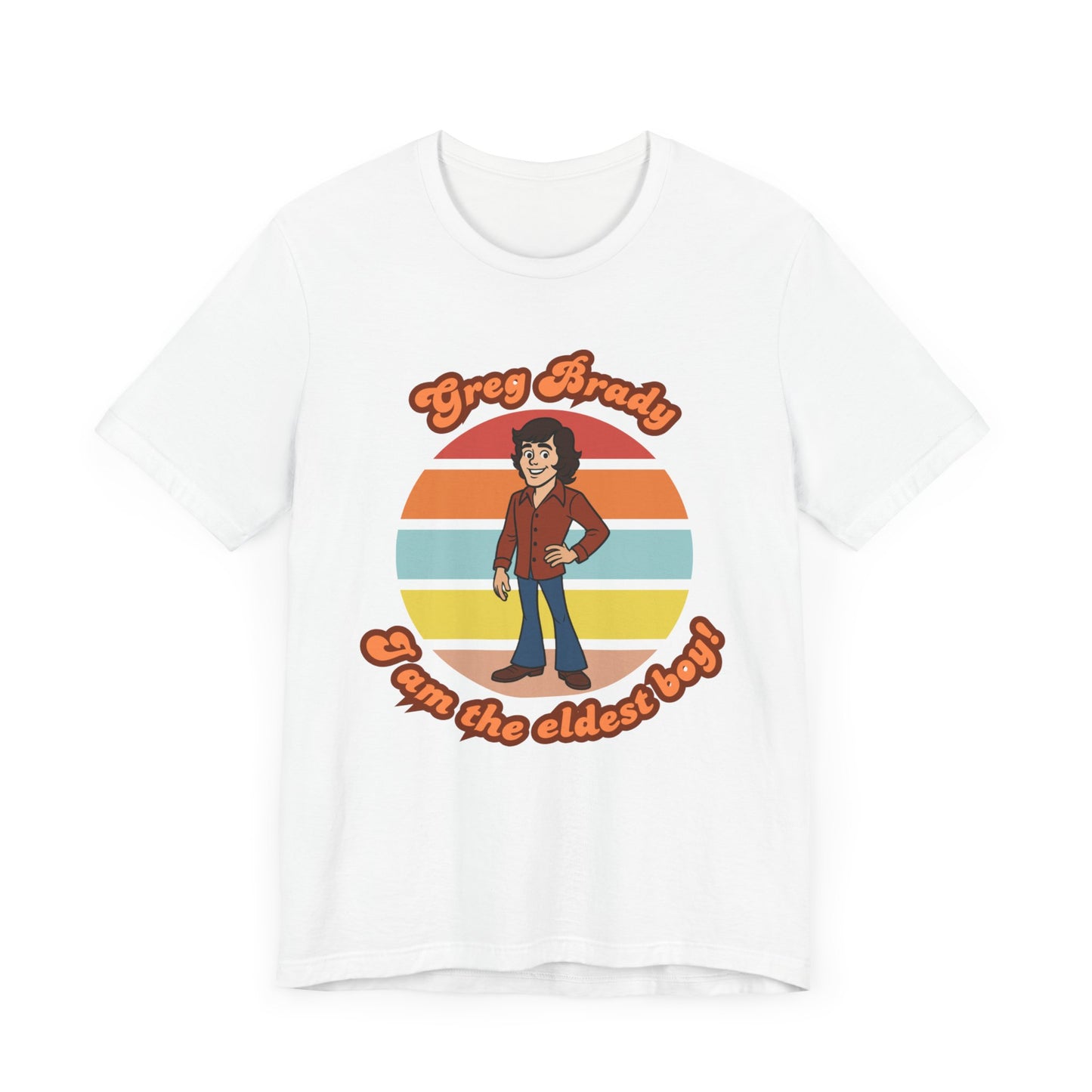 Greg Brady T-Shirt – “I Am the Eldest Boy” Retro Mashup Tee