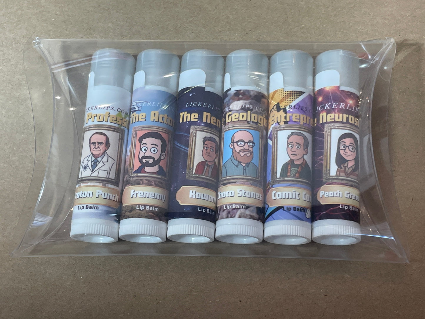 Big Bang Theory Inspired Lip Balm Set – 6 Flavor Collection
