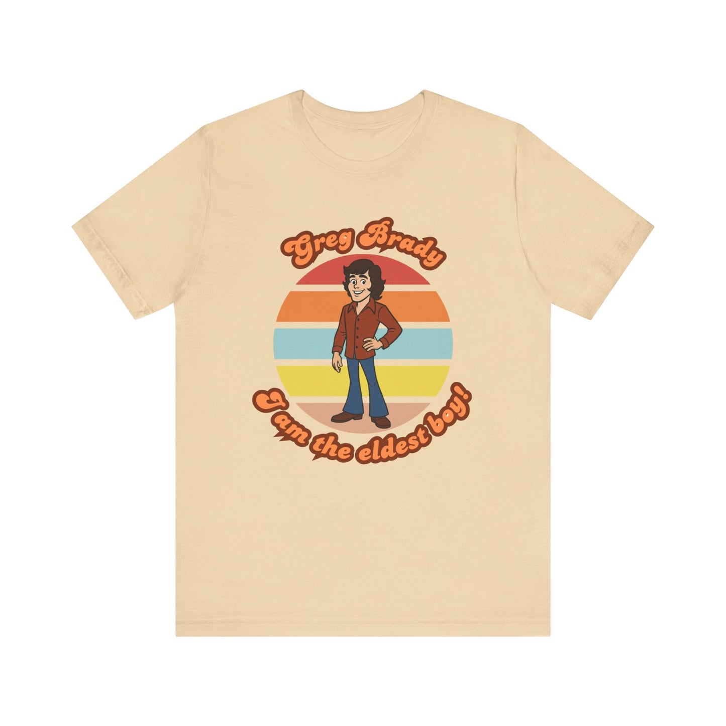 Greg Brady T-Shirt – “I Am the Eldest Boy” Retro Mashup Tee