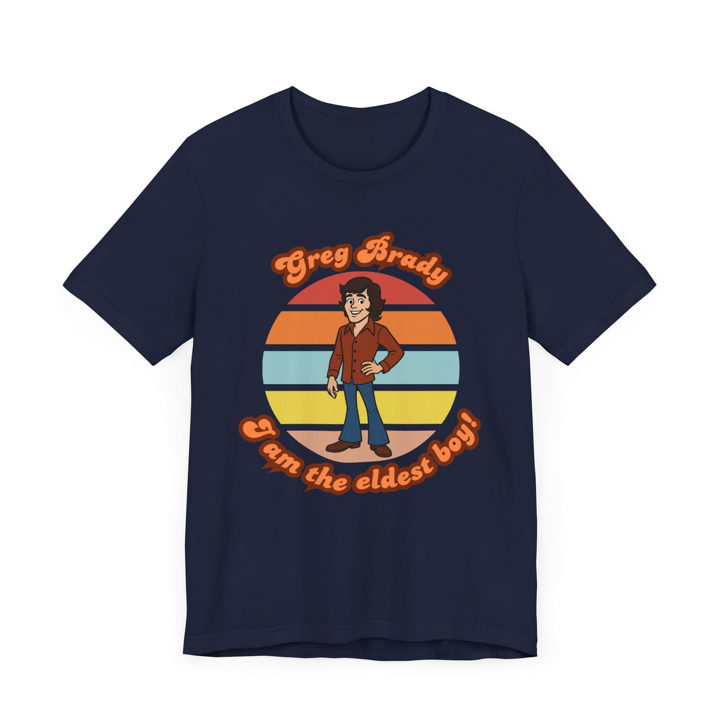 Greg Brady T-Shirt – “I Am the Eldest Boy” Retro Mashup Tee