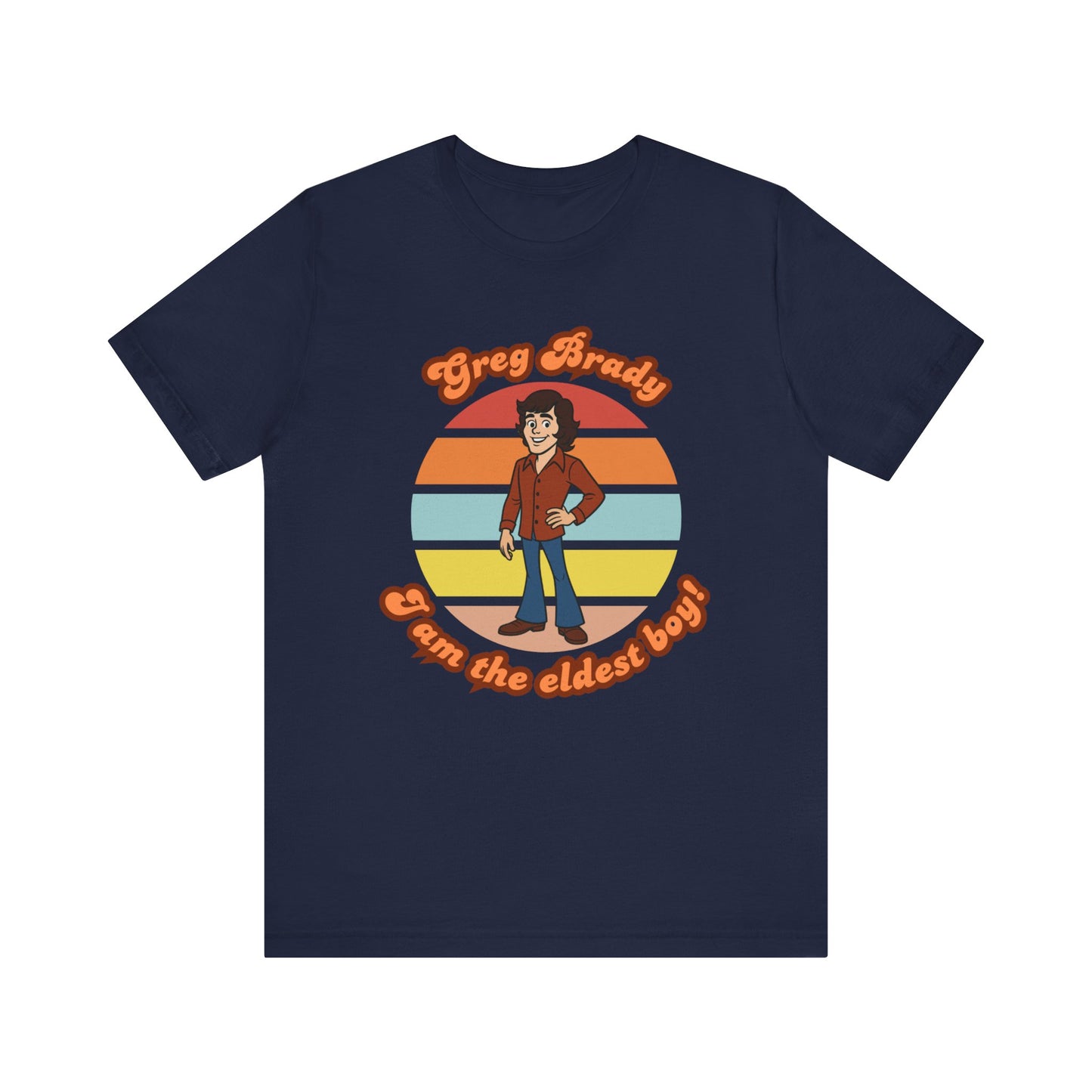 Greg Brady T-Shirt – “I Am the Eldest Boy” Retro Mashup Tee