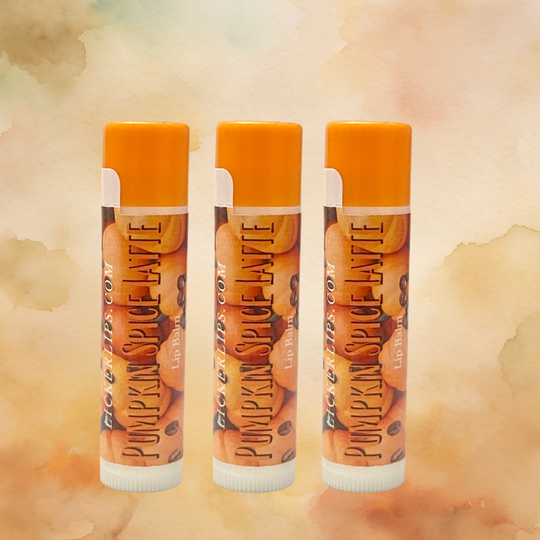 Pumpkin Spice Latte Lip Balm pack - PSL - 3 Tubes