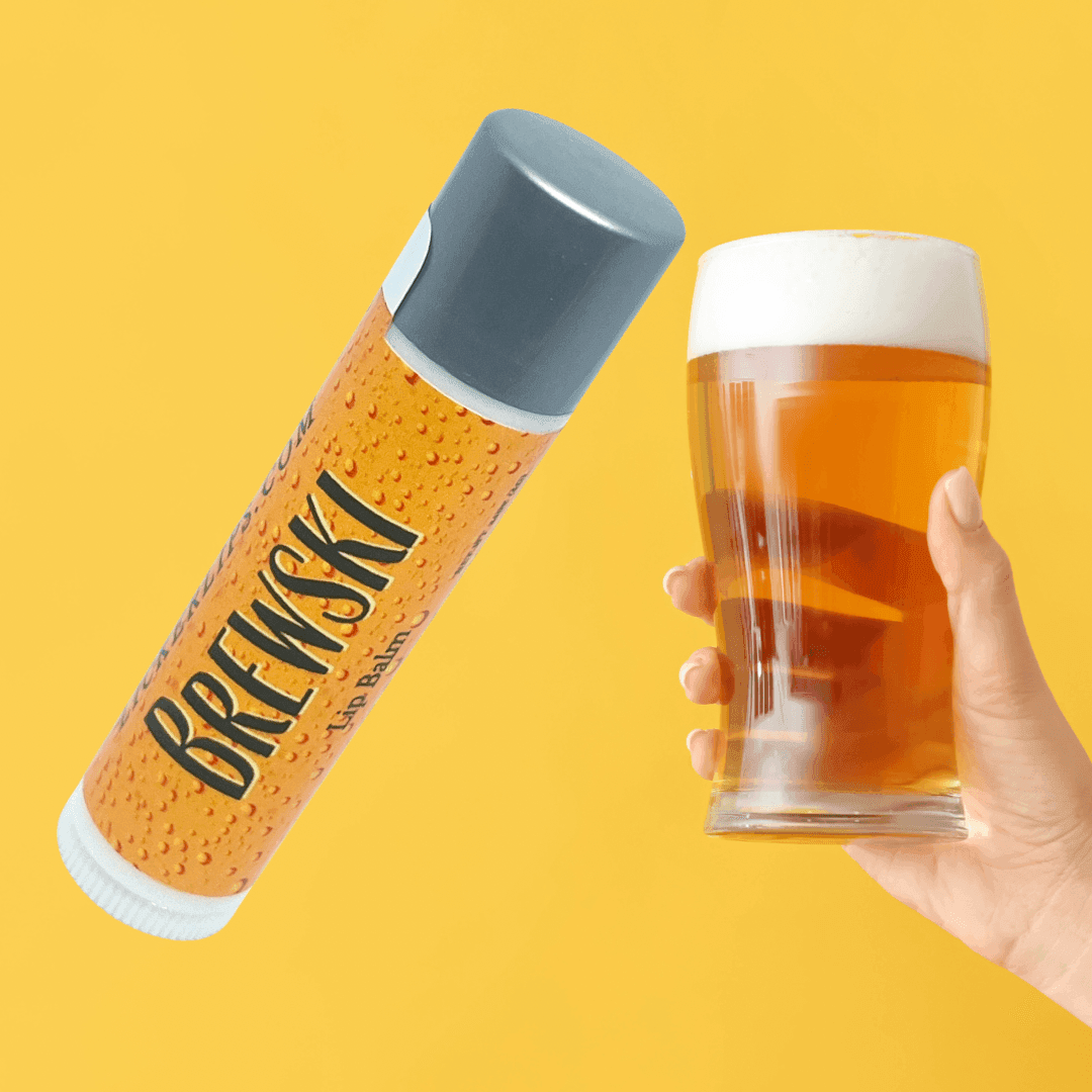 Natural nut free lip balm - Lick 'er Lips Lip BalmBeer Flavored Lip Balm – Brewski Handmade Lip Care