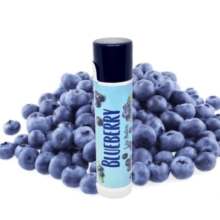 Natural nut free lip balm - Lick 'er Lips Lip BalmBlueberry Lip Balm - Moisturizing Lip Care